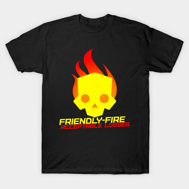 Helldivers 2 Friendly Fire T-Shirt by TSOL Games